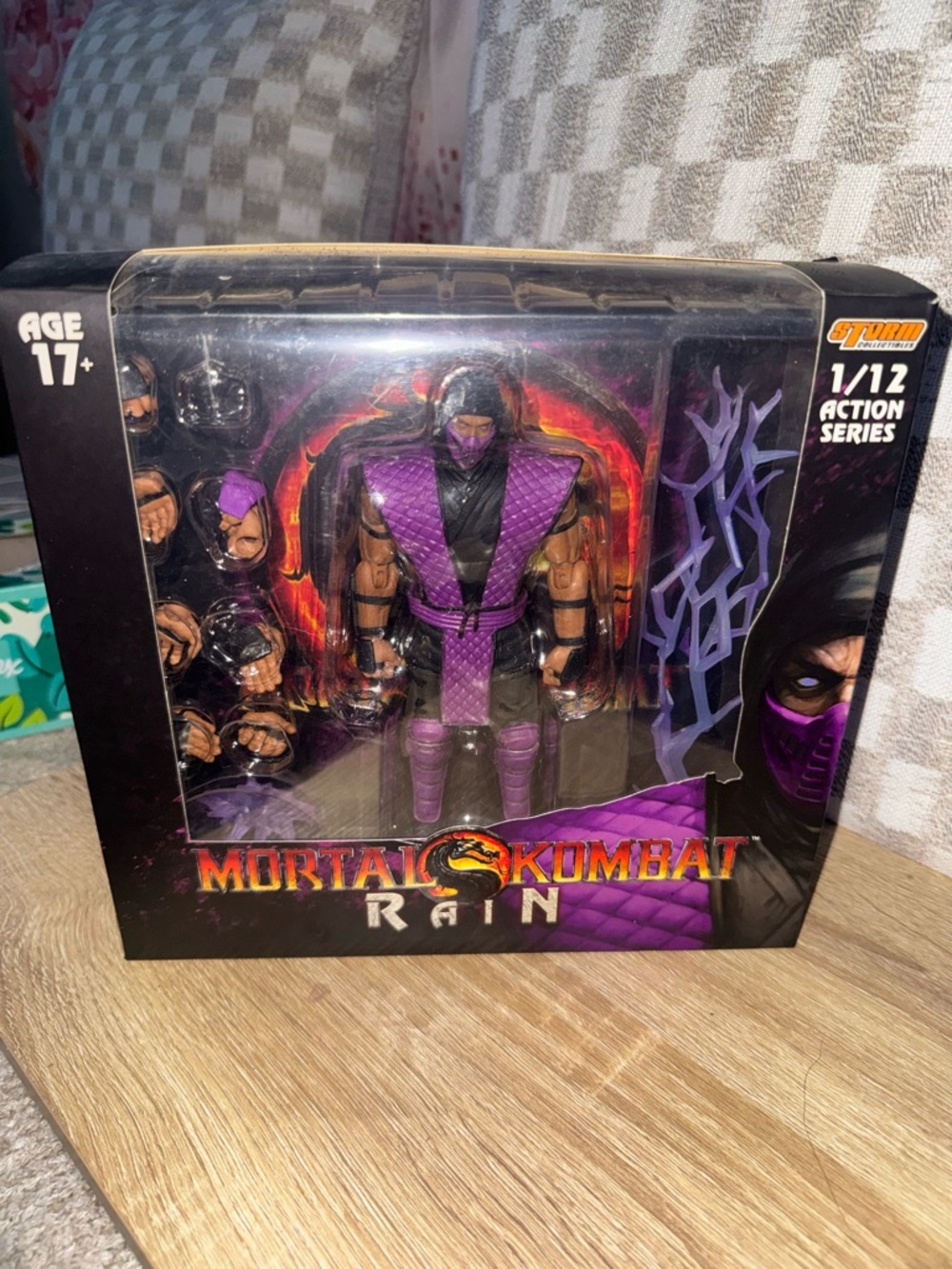 Mortal Kombat Rain 1/12 Action Figure - Purple Ninja